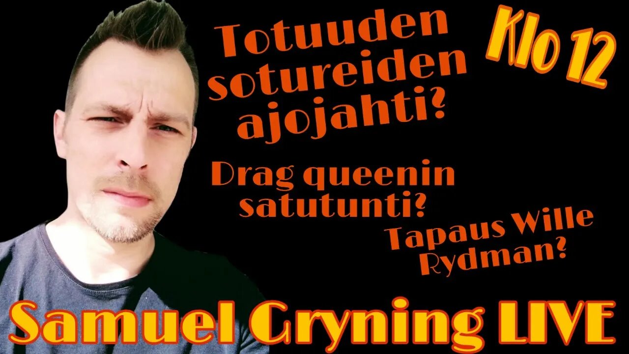 Samuel Gryning LIVE - Alkaako ajojahti?