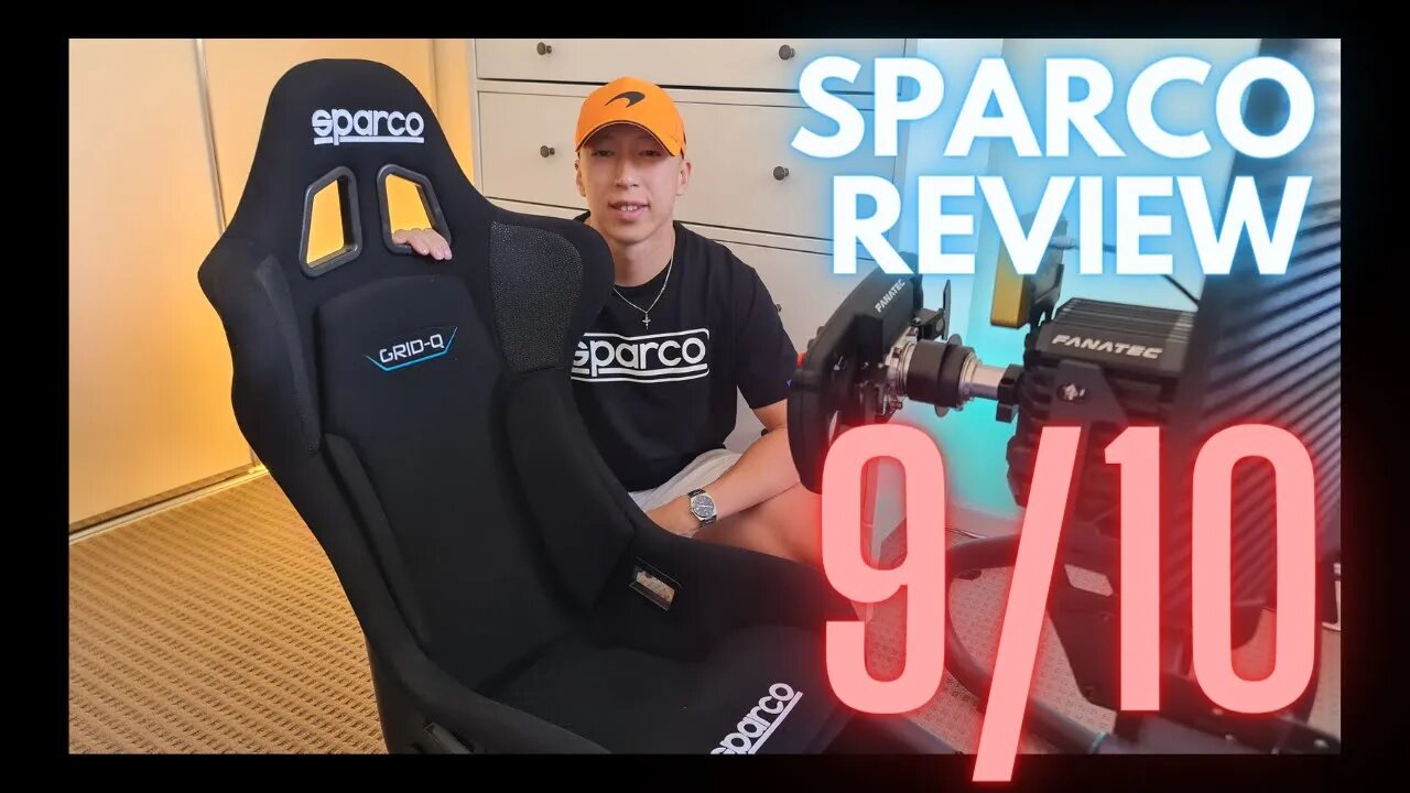 1 mth review of the Sparco QRT Racing Seat #simracing #sparco #mclaren #oscarpiastri