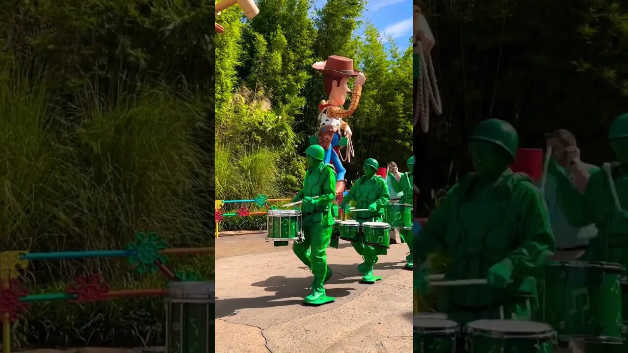 Toy Story Soldiers Marching Band #summerloadingwithyoutube #shortsexcellence