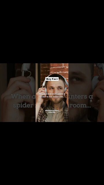 When a boy encounters a spider in the bathroom #relationshipadvice #shorts