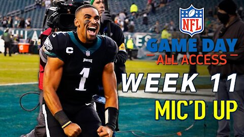 NFL Week 11 Mic'd Up "Sorry for Yelling at you 2 Years Ago" | Game Day All Access