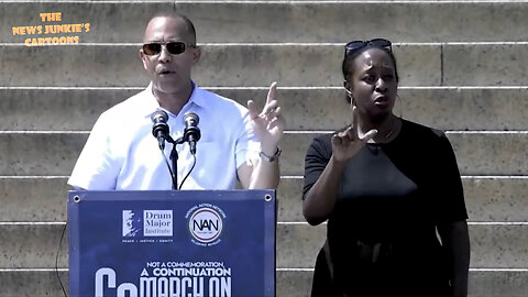 Hilarious: Democrat Jeffries doesn't really need an intermediary interpreter, he does it quite well himself.