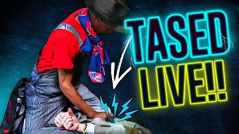 OUCH! Watch Host Get TASED on LIVE Show, Ends