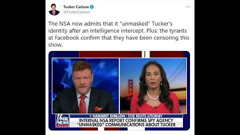 BREAKING: NSA admits to unmasking Tucker after intially lying about it