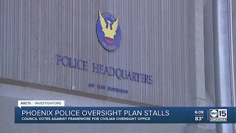 Police oversight plan stalls