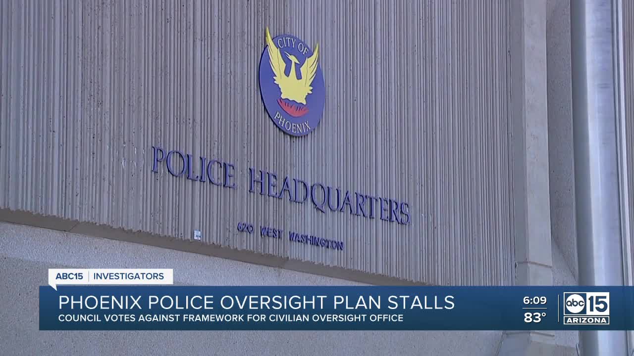 Police oversight plan stalls