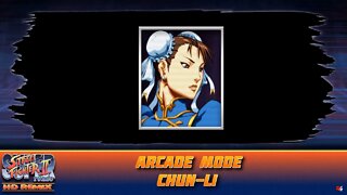 Super Street Fighter 2: Turbo Hyper HD Remix: Arcade Mode - Chun-Li