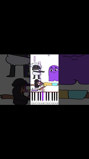 Grimace Shake dance (@SarahlynArts) AMANDA THE ADVENTURER ANIMATION - Octave Piano Tutorial