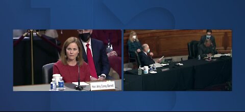 Amy Coney Barrett pushed to full senate