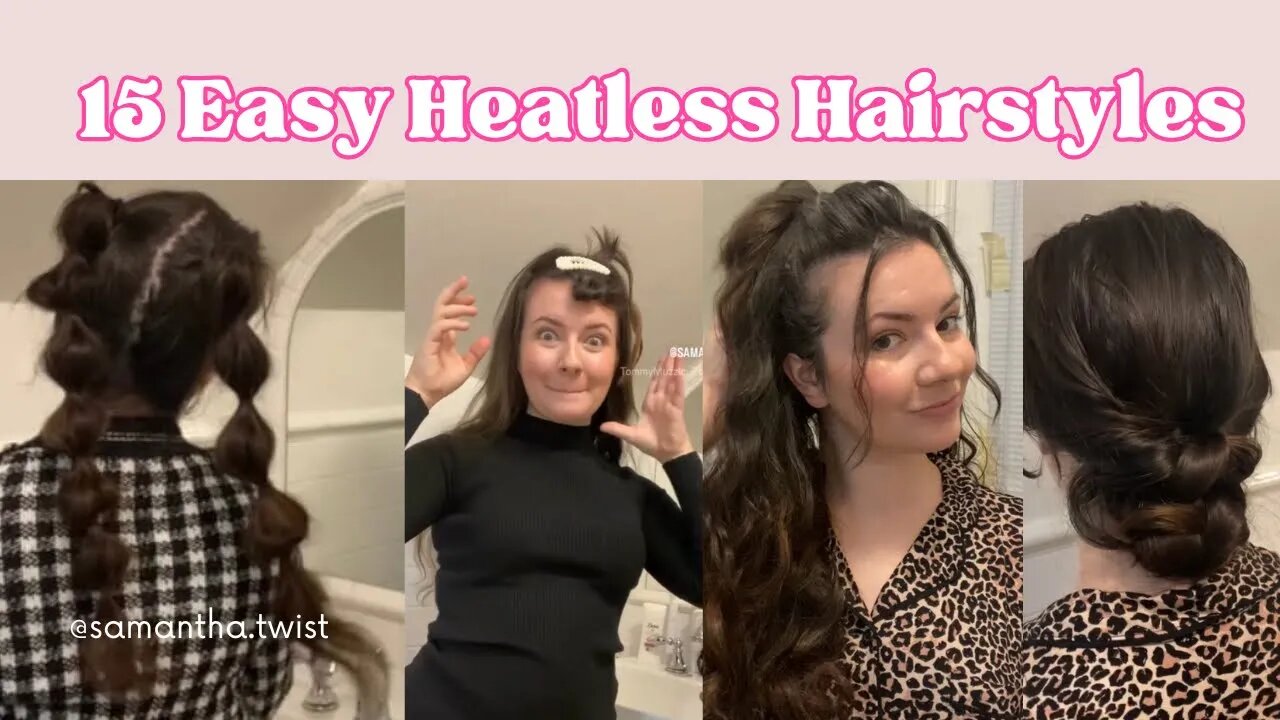 15 Days of QUICK & EASY Hairstyles 🎀✨ #hairstyleideas #hairstyletutorial #hairstyles