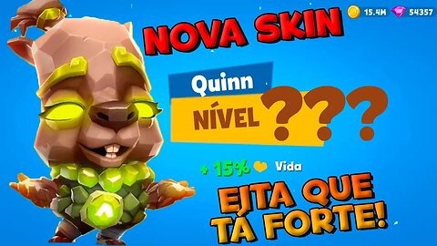 QUINN GANHOU NOVA SKIN | EVOLUI ELA AO MÁXIMO QUE CONSEGUI ZOOBA