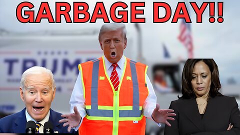 EPIC!! You Won't Believe How the Press Reacted When Trump Showed Up In a GARBAGE Truck