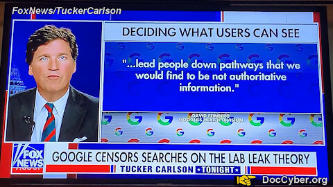 Tucker Carlson Outs Google Funding Covid-19 Research