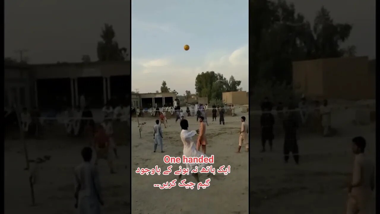 One Hand Volleyball Player