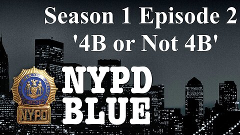 NYPD Blue Commentary S1 E2