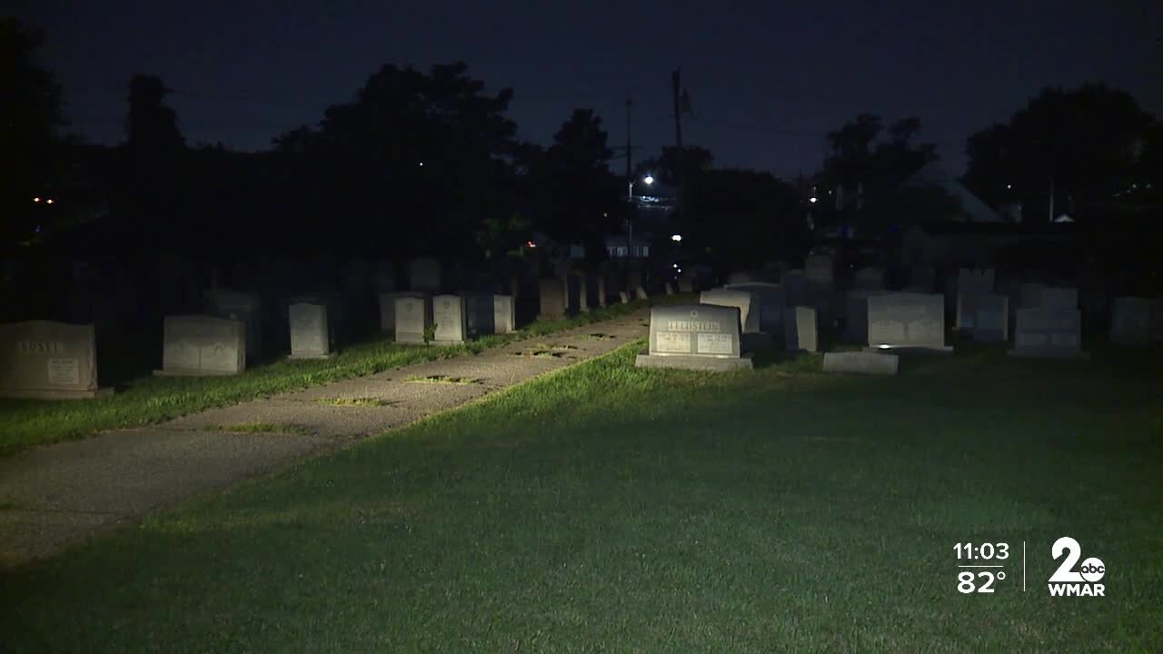 Swastikas found spray-painted on more than a dozen headstones at Jewish cemetery in Baltimore