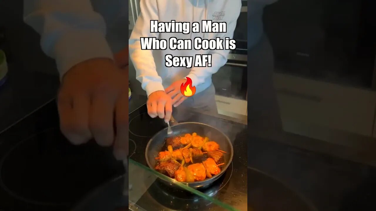 REAL MEN COOK! 💪 #shorts