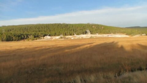 Yellowstone: The Continental Divide Trail in the Upper Geyser Basin.