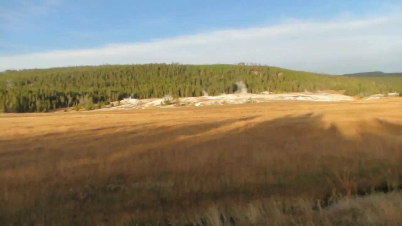 Yellowstone: The Continental Divide Trail in the Upper Geyser Basin.
