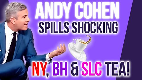 Andy Cohen Spills SHOCKING Tea NY, BH, SLC! #bravotv #rhony #rhobh #rhoslc