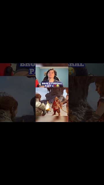 Brok’s Viking Funeral‼️😭 | #shorts #godofwarragnarok #gaming #reaction
