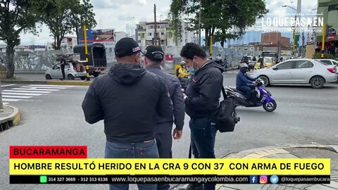 Hombre recibió dos disparos en la cra 9 con 37