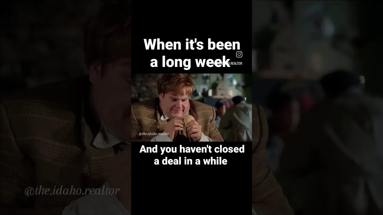 When it's been a LONG week and you haven't closed a sale 😂😠#idaho #realtor #shorts