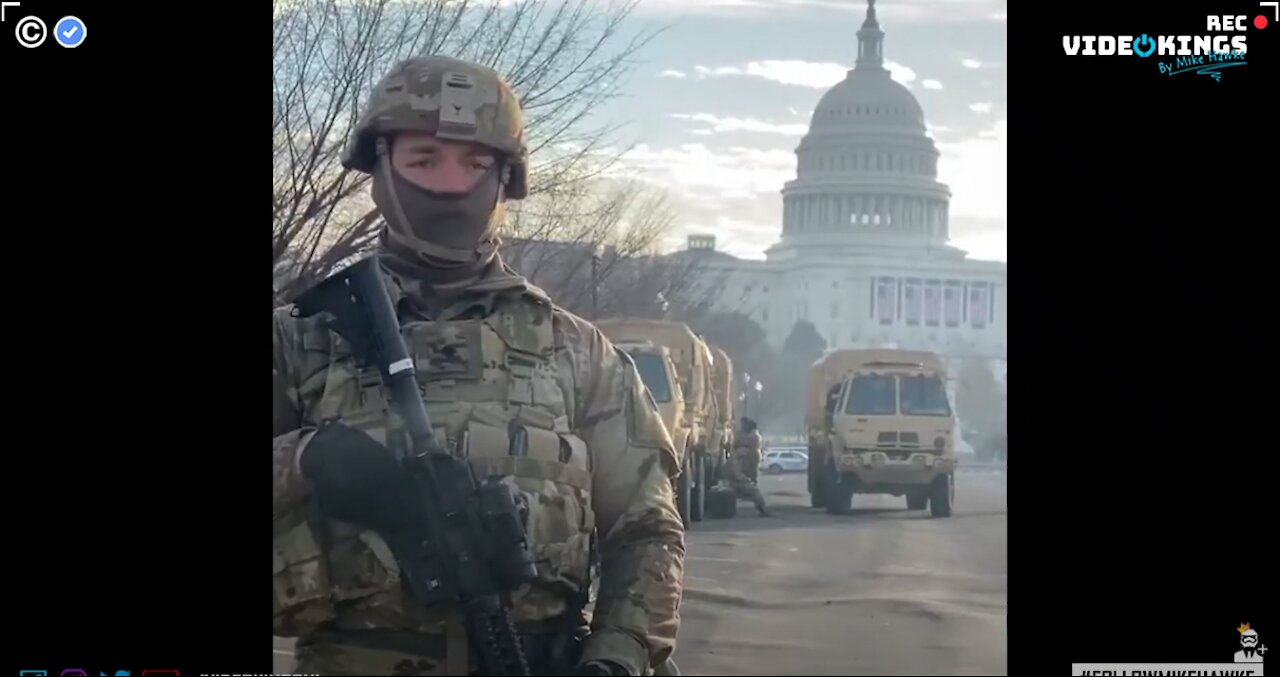 WATCH: The new military base in the heart of the capital of the U.S. where troops have no ammo.