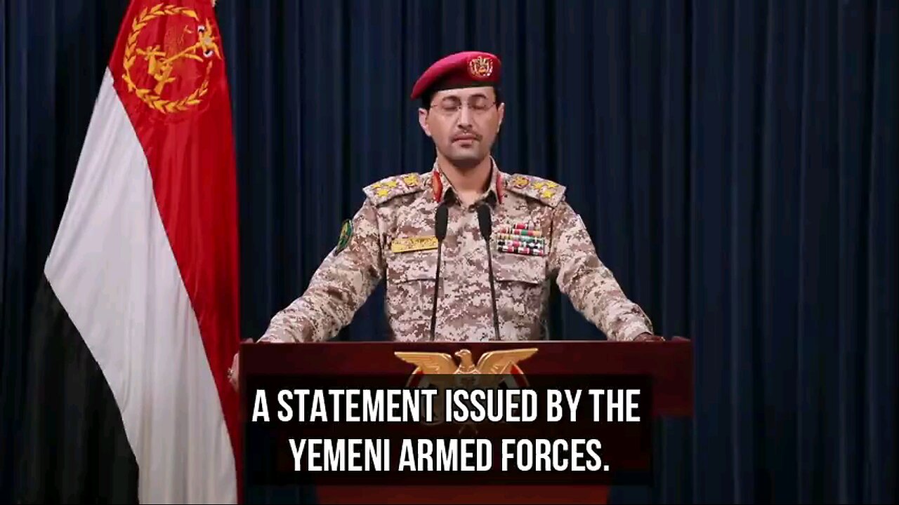 Subtitled version of #Yemeni Armed Forces statement today, March 26th 2024