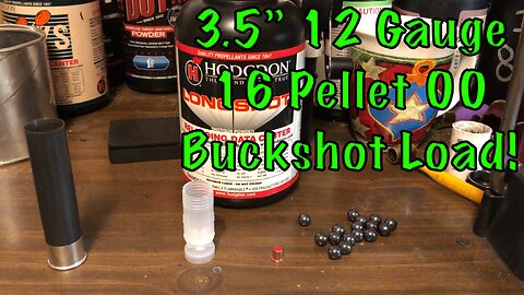 12 Gauge 3.5” 16 Pellet 00 Buck Load