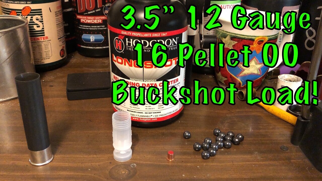 12 Gauge 3.5” 16 Pellet 00 Buck Load