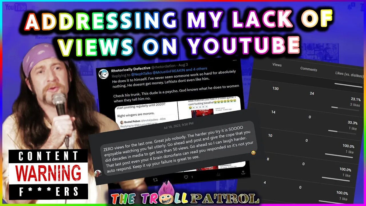 Trying To COPE With The Fact That Not Even Leftists Like My YouTube Channel