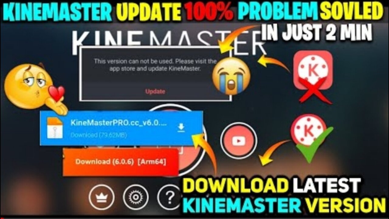 Download latest version Kinemaster Mod Apk.