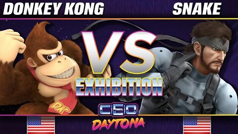 Donkey Kong vs. Snake - SSBU Demo - CEO 2018