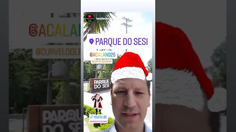 Feliz natal e ano novo do camping Parque do Sesi Canela RS