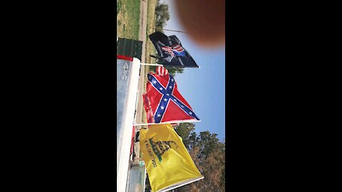 Flag Waving Byers Colorado