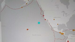 6.0 Earthquake.North Pacific Ocean. 11/2/2022