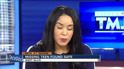 West Allis teen found safe