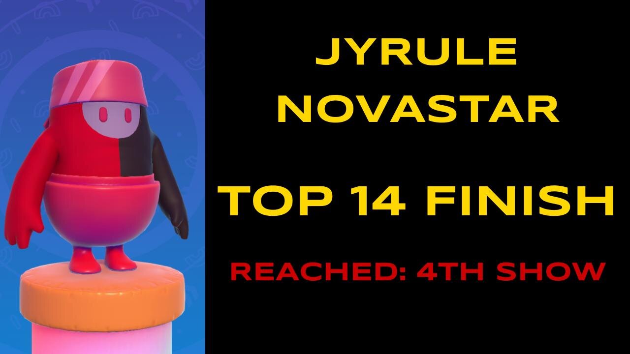 Fall Guys - 4th Round Run - Top 14 - Jyrule Novastar