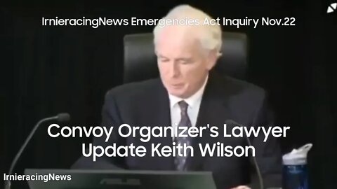 Convoy Lawyer Brendan Miller Removed after identifying the Liberal Gov. illegally redacted documents