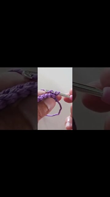 Ponto de crochê DUPLA FACE | Vídeo completo 👇🏼 no link abaixo