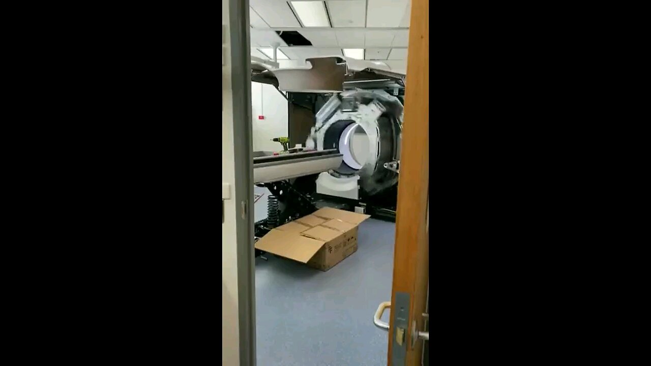 When you get a CT scan this is what's going on around you.