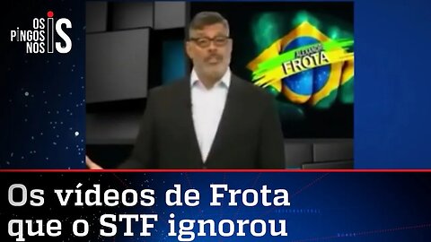 Alexandre Frota atacou o STF e saiu impune