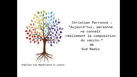 Christian Perronne Aujourd'hui, personne ne connaît réellement la composition