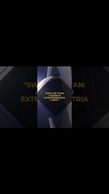 Flash Fiction: Swim in Titan's Otherworldly Waves