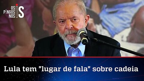 Experiente em cadeia, Lula diz que Bolsonaro está com medo de ser preso