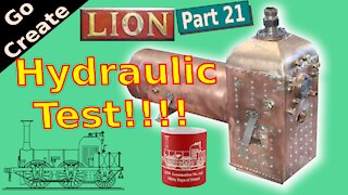 LION - Miniature Locomotive Build Pt. 21 - Hydraulic Test + Locomotion Clips