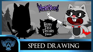 Speed Drawing: Happy Tree Friends Fanon - Grateful | Mobebuds Style