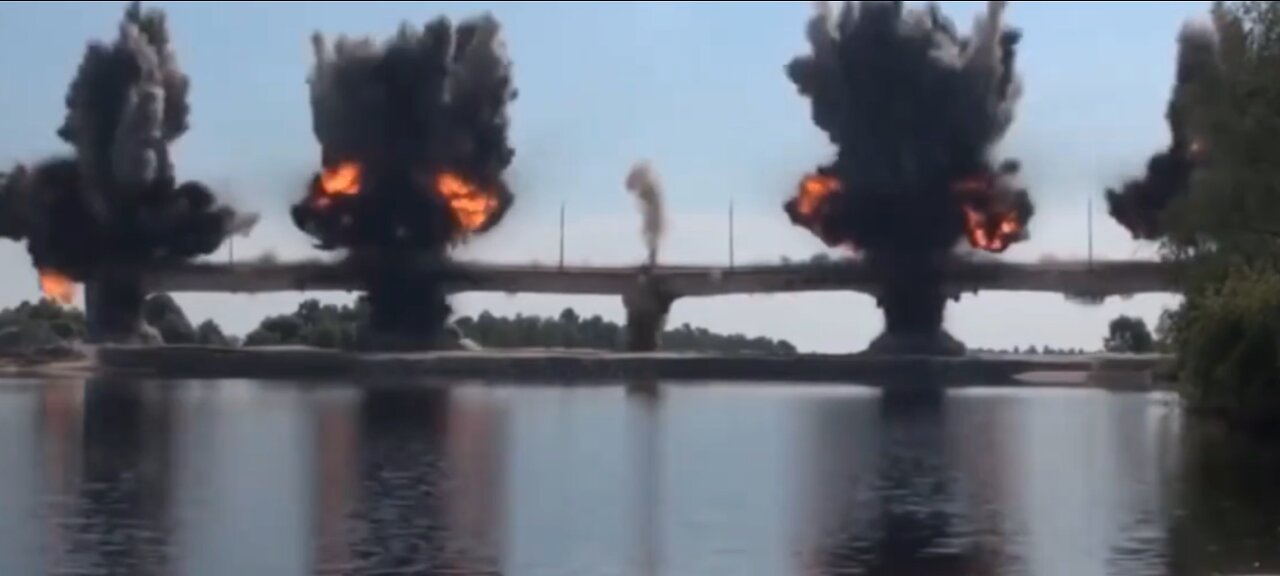 Su-25 And Su-57 Bridge Destroyer Jets