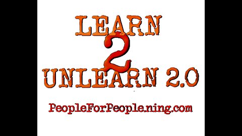 LEARN2UNLEARN WITH LUCA MAJNO 21ST MARCH